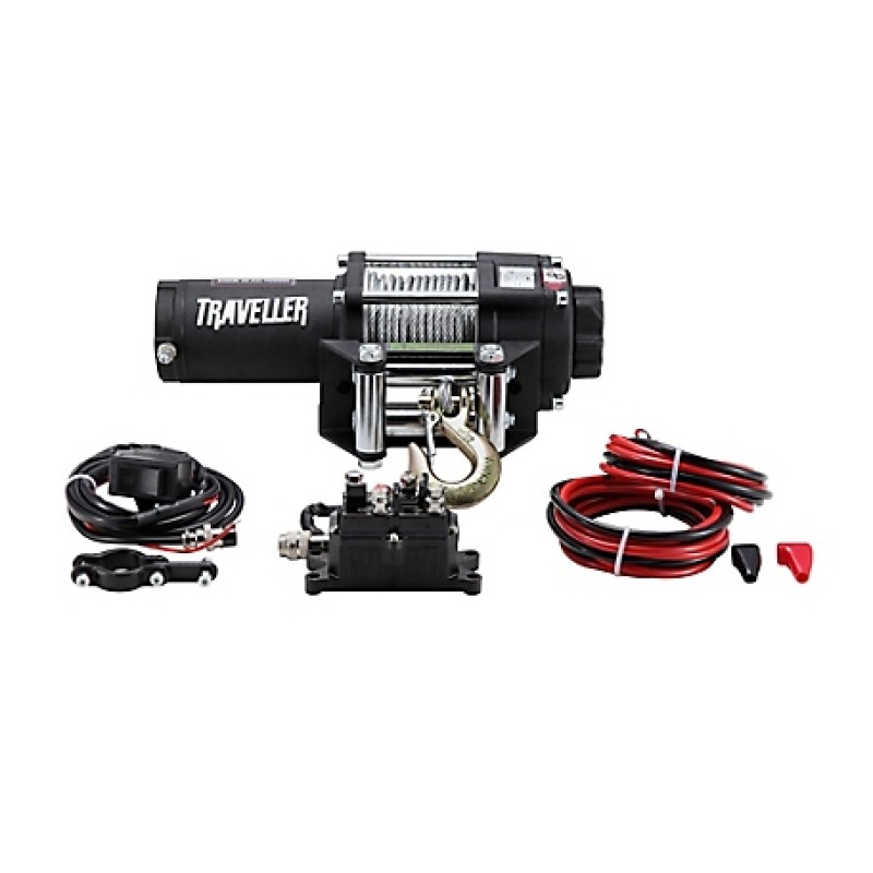 Traveller 3,500 lb. Capacity 12V ATV Electric Winch, 7/32 in. x 42 ft.